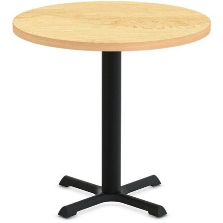 Special-T Table, Round, 36in Dia x 29in, Black Base/Crema Maple Top SCTSTAR236BCM